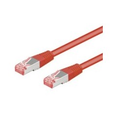 Goobay CAT 6 S/FTP CU 0,5m Red